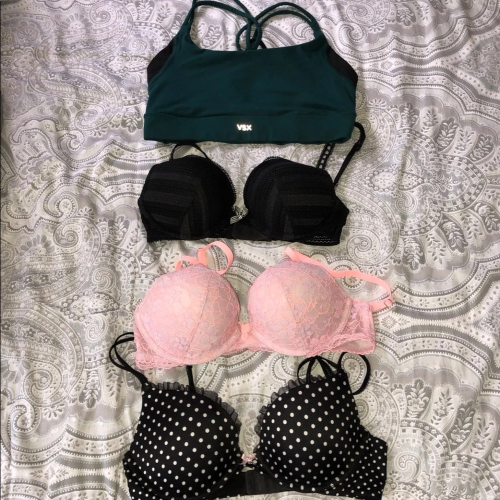 VS 32c bra bundle, size small sports bra